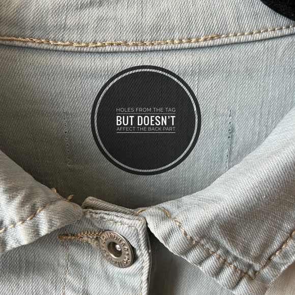 Women’s Dollhouse Denim Jacket Long Sleeve in Medium - Picture 4 of 10